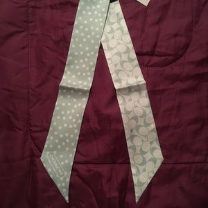FINAL PRICE - NWT Coach skinny pony scarf